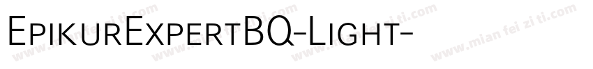 EpikurExpertBQ-Light字体转换