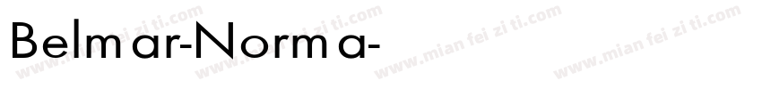 Belmar-Norma字体转换