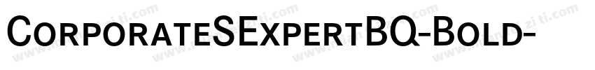CorporateSExpertBQ-Bold字体转换