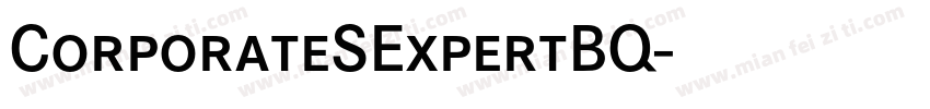 CorporateSExpertBQ字体转换