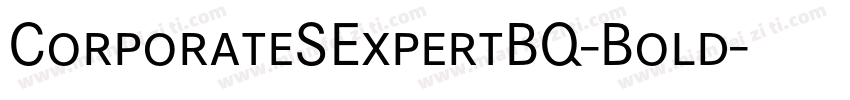 CorporateSExpertBQ-Bold字体转换
