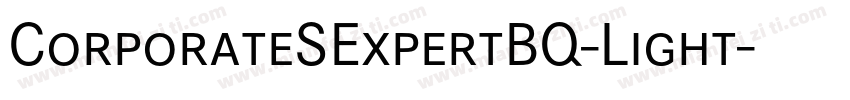 CorporateSExpertBQ-Light字体转换