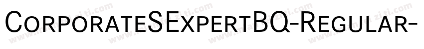 CorporateSExpertBQ-Regular字体转换