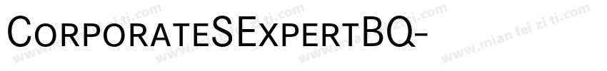 CorporateSExpertBQ字体转换