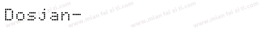Dosjan字体转换