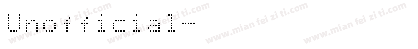Unofficial字体转换
