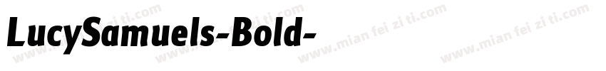 LucySamuels-Bold字体转换