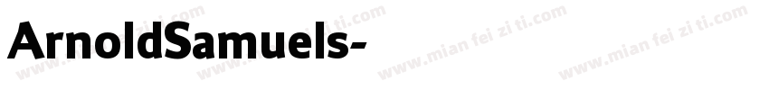 ArnoldSamuels字体转换