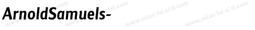 ArnoldSamuels字体转换