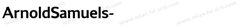 ArnoldSamuels字体转换