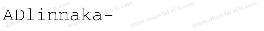 ADlinnaka字体转换