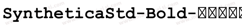 SyntheticaStd-Bold字体转换