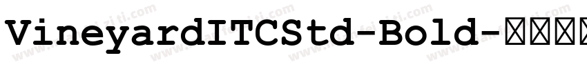 VineyardITCStd-Bold字体转换
