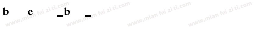 BemboExpert-Bold字体转换