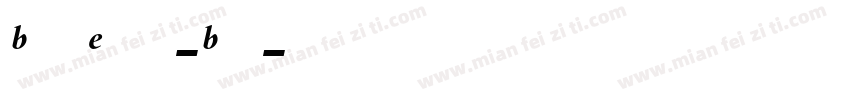 BemboExpert-Bold字体转换