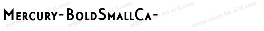Mercury-BoldSmallCa字体转换