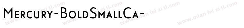 Mercury-BoldSmallCa字体转换