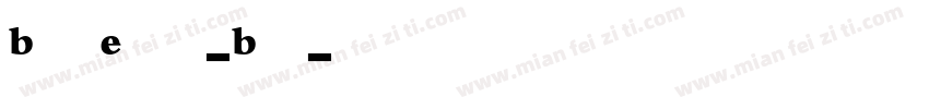 BemboExpert-Bold字体转换