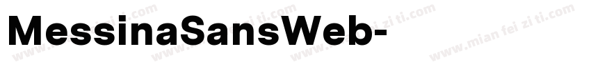 MessinaSansWeb字体转换