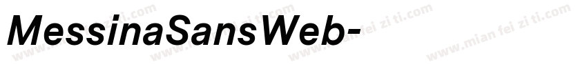 MessinaSansWeb字体转换