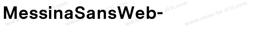 MessinaSansWeb字体转换