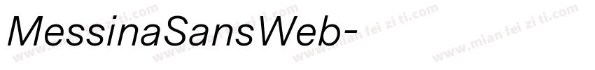 MessinaSansWeb字体转换