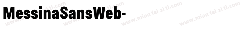 MessinaSansWeb字体转换