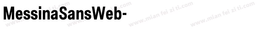 MessinaSansWeb字体转换