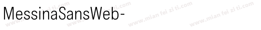 MessinaSansWeb字体转换