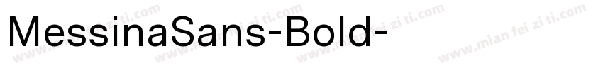 MessinaSans-Bold字体转换