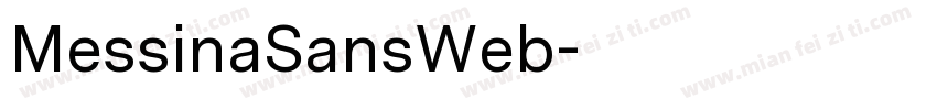 MessinaSansWeb字体转换