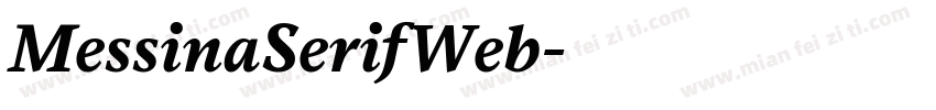 MessinaSerifWeb字体转换