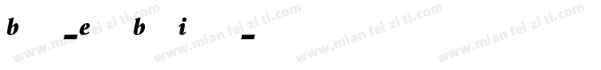 Bembo-ExtraBoldItalic字体转换