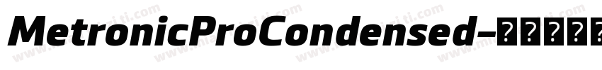 MetronicProCondensed字体转换