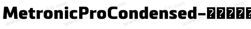 MetronicProCondensed字体转换