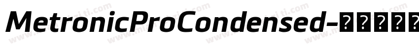 MetronicProCondensed字体转换