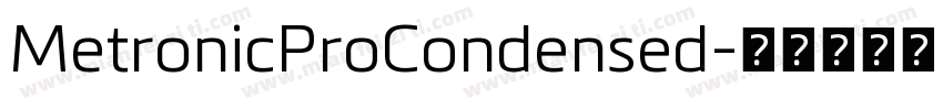 MetronicProCondensed字体转换