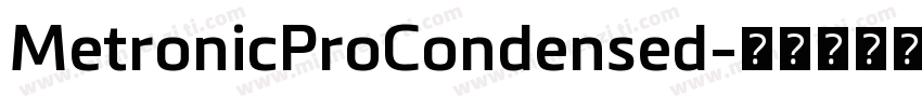MetronicProCondensed字体转换