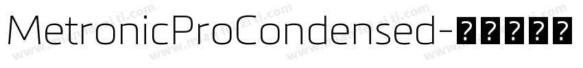 MetronicProCondensed字体转换