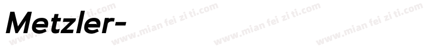 Metzler字体转换