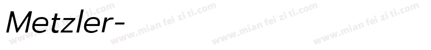 Metzler字体转换