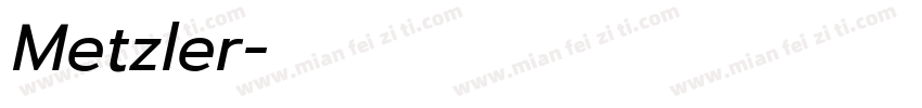 Metzler字体转换