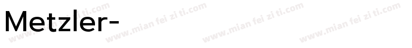 Metzler字体转换