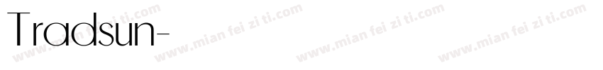 Tradsun字体转换