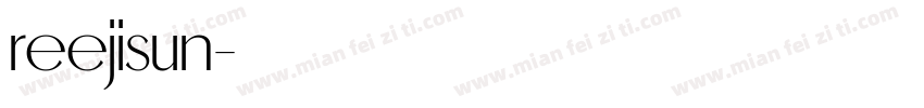 reejisun字体转换