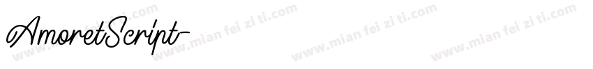 AmoretScript字体转换