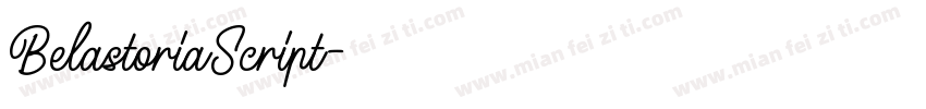 BelastoriaScript字体转换