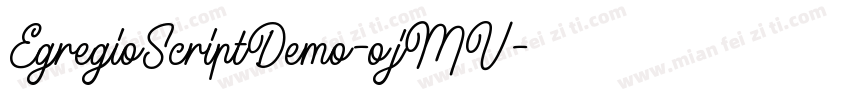 EgregioScriptDemo-ojMV字体转换