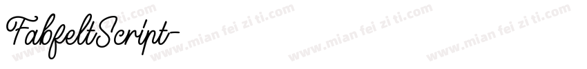 FabfeltScript字体转换