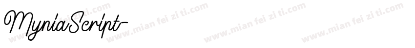 MyniaScript字体转换